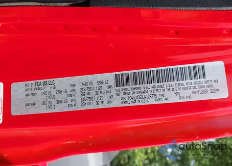 2018 Jeep Wrangler Unlimited Sport S 4X4 from USA, damaged, VIN 1C4HJXDG9JW126775